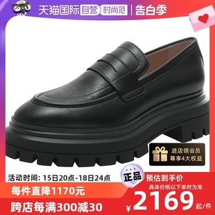 乐福鞋 LOAFER SW思缇韦曼 女士牛皮厚底单鞋 BEDFORD 自营 皮鞋