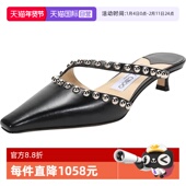 自营 Jimmy 穆勒鞋 ROS Choo周仰杰 中跟拖鞋 ZMZ包头细跟