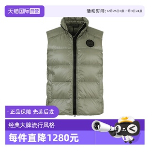 2237LB 加拿大鹅女士黑标鸭绒羽绒保暖立领拉链马甲背心 自营
