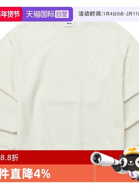 【自营】MLB上衣情侣款时尚休闲服运动服长袖卫衣套头衫3AMTM0654