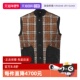 格纹拼色绗缝棉服秋冬背心马甲外套 博柏利男士 自营 BURBERRY