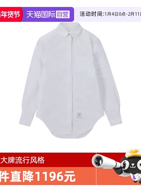 【自营】Thom Browne女士四条纹长袖衬衫 FLL005A 06496通勤内搭