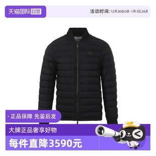 博柏利男士 BURBERRY FW25简约纯色轻薄鹅绒羽绒服外套 自营