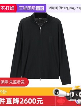 【自营】ZEGNA/杰尼亚男士薄款拉链羊毛开衫针织衫 UGM00A2 157