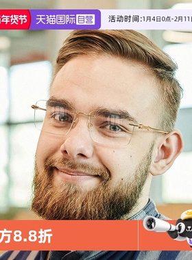 【自营】POLICE无框商务男近视光学镜防蓝光贴合脸型潮流VPLP01K