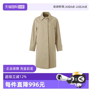 【自营】BURBERRY/博柏利女士卡姆登版型中长款单排扣风衣8079400