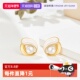 DAISY 自营 BEAUTY天然珍珠滴釉耳钉女气质小众耳环大气饰品