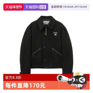 【自营】SATUR ARCHIVE【RllZE同款】复古刺绣麂皮短款夹克外套
