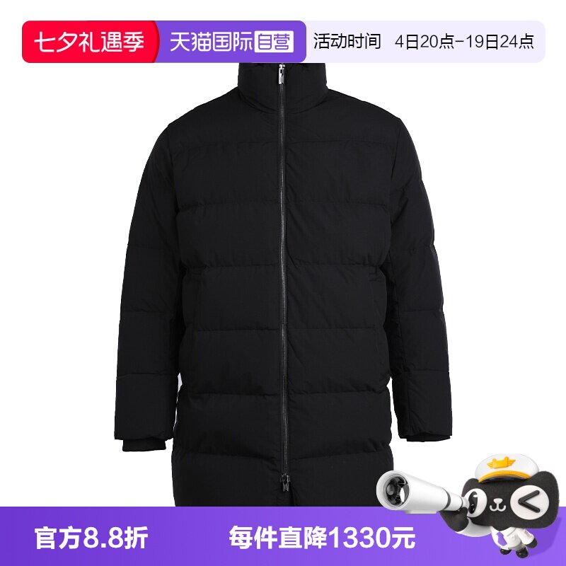 【自营】EMPORIO ARMANI/阿玛尼男士立领拉链羽绒服秋冬保暖外套