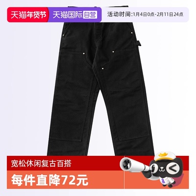 卡哈特B01重磅帆布双膝工装裤