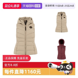 Clair黑标羽绒马甲羽绒服外套 版 加拿大鹅女士修身 2333WB 自营