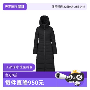 【自营】Canada Goose加拿大鹅 Clair女士黑标长款外套羽绒服连帽