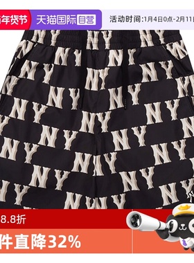【自营】MLB短裤男裤女裤新款透气休闲裤轻质健身训练裤3ASMM0133