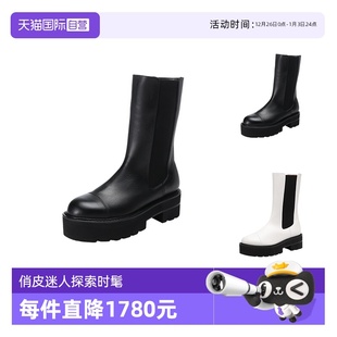 ULTLIF 女士圆头厚底靴子中筒靴PRESLEY SW思缇韦曼 BOTI 自营