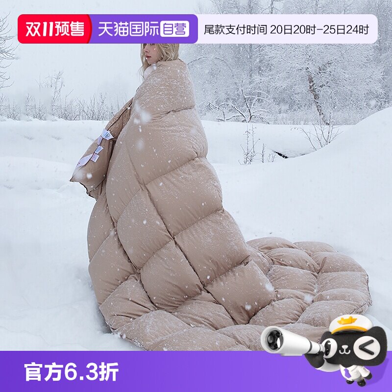【自营】Snowman/斯诺曼羽绒被90白鸭绒被芯冬被子春秋被芯夏凉被