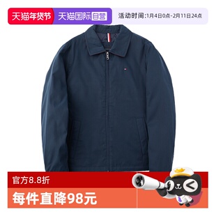 【自营】TOMMY HILFIGER男士休闲翻领夹克春秋季新款简约百搭上衣