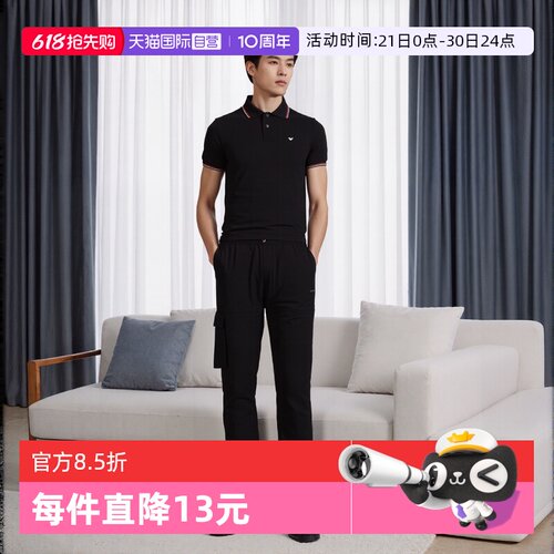 阿玛尼夏季短袖休闲潮流POLO衫