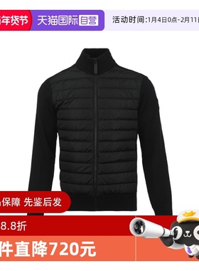 【自营】Canada Goose男款立领拉链针织羊毛拼接羽绒夹克加鹅外套