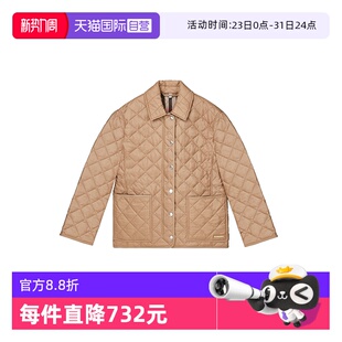 冬季 博柏利棉服菱格夹克男女款 BURBERRY 外套节日礼物 自营