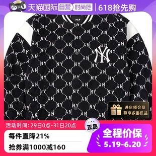 新款 MLB夹克男女装 自营 外套NY运动服复古老花棒球服3AJPM0641