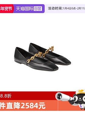 【自营】Jimmy Choo秋冬DIAMOND TILDA FLAT女士方头玛丽珍单鞋