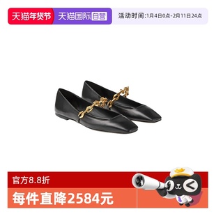 【自营】Jimmy Choo秋冬DIAMOND TILDA FLAT女士方头玛丽珍单鞋