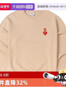 【自营】MLB卫衣新款男女装潮流户外休闲上衣圆领套头衫3AMTH9144