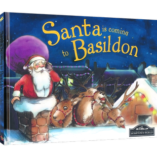 【自营】Santa is coming to Basildon 圣诞老人要来巴斯尔登了 故事绘本 亲子读物 英语启蒙 英文原版进口儿童图书