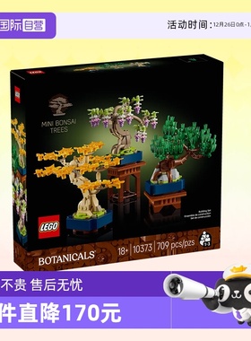 【自营】乐高积木植物10373迷你盆景树拼装玩具男女生节生日礼物