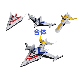 【自营】万代戴拿奥特曼胜利神鹰αβγ号战机护卫队飞机模型玩具