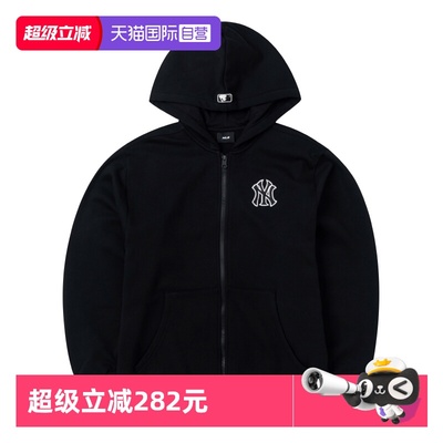 【自营】MLB美职棒儿童帽衫卫衣童装宽松上衣休闲套头衫运动服