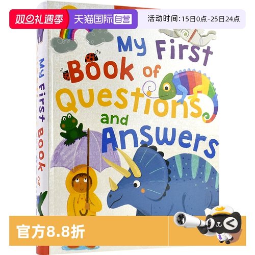 【自营】Miles Kelly My First Question and Answer Book 4-8岁启蒙百科问答科普 384页超厚 英语课外读物 英文原版进口儿童图书