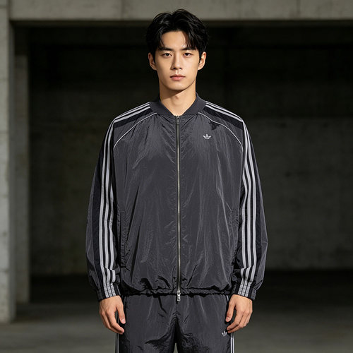 【自营】adidas阿迪达斯男三叶草夹克健身梭织外套 KX4831