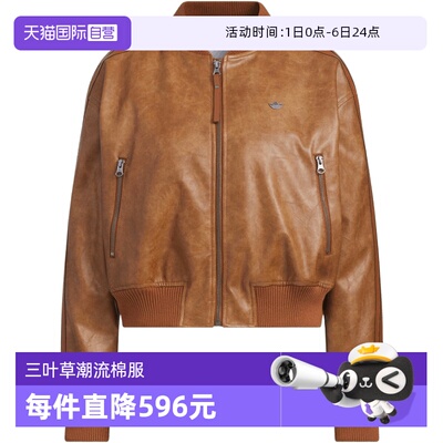 【自营】adidas阿迪三叶草女子WJ PU PAD运动休闲棉服外套KC2655