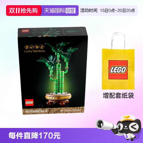 乐高积木植物10344富贵竹