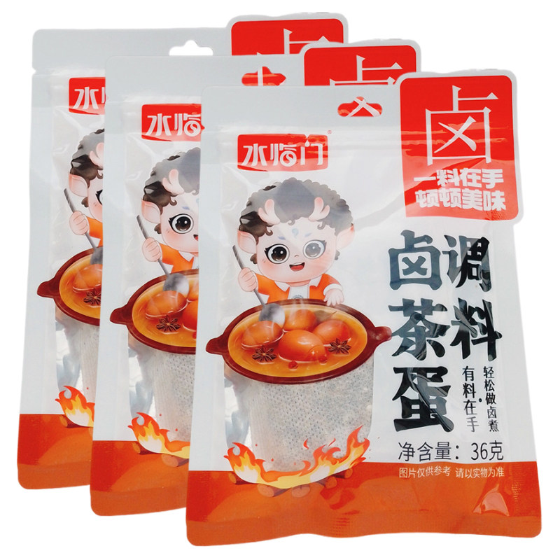 水临门卤茶蛋调料36g五香煮茶叶蛋调料香料鹌鹑蛋花生毛豆卤料包