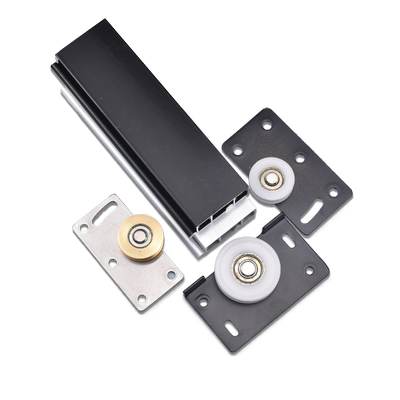 家具移门轨道免开槽移门铝合金