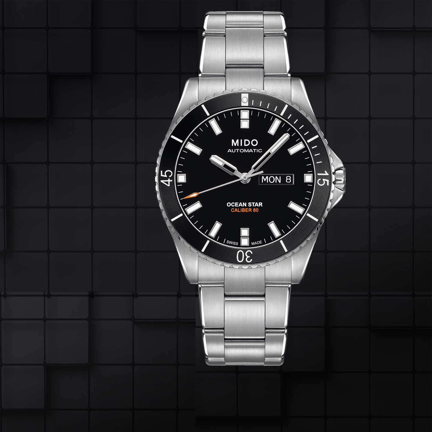 瑞士进口美度表200米防水机械表