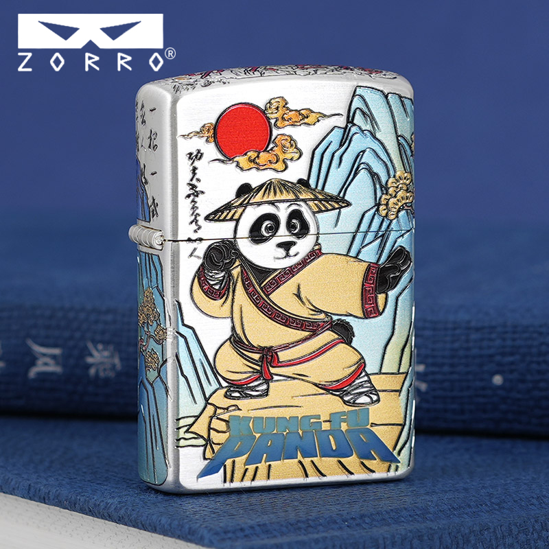 ZORRO佐罗三代熊猫煤油打火机