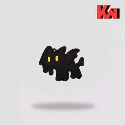 【KWT】开罗尔猫刺绣章死亡搁浅游戏周边魔术贴挂件两用士气章