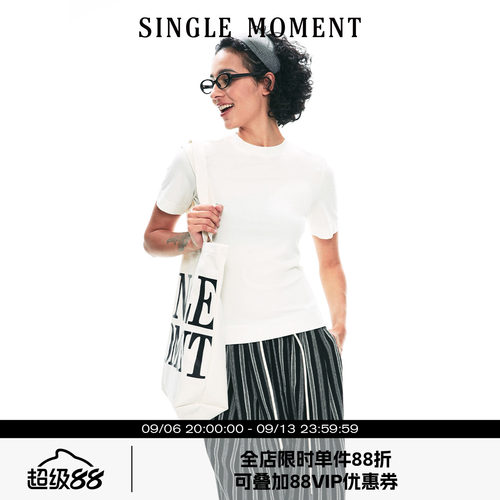 SINGLEMOMENT凉感透气T恤短袖