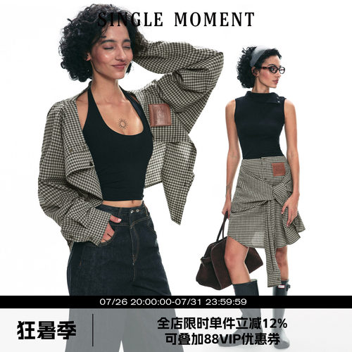 SINGLEMOMENT解构两穿衬衫裙