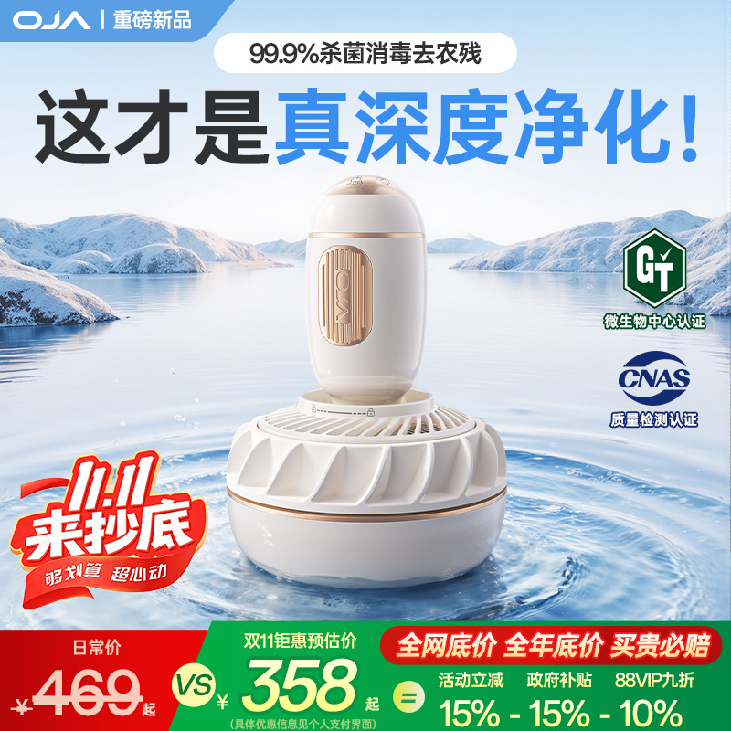 OJA果蔬清洗机食材净化洗蔬菜水果神器全自动家用活氧消毒去农残