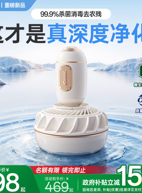 OJA果蔬清洗机食材净化洗蔬菜水果神器全自动家用活氧消毒去农残