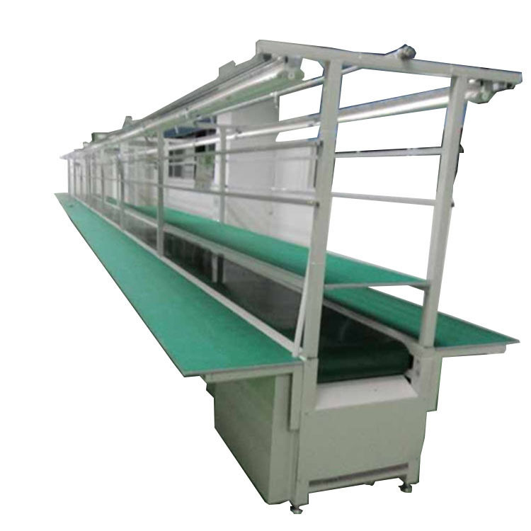 直供电子厂装配l流水线铝型材防静电皮带输送机传送机