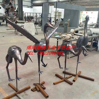 厂家制作生产锻铜铸铜工艺品广场公司公园装饰雕塑摆件