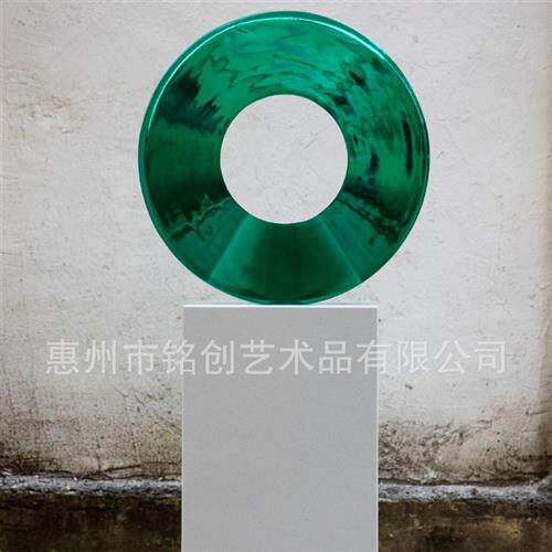轻奢透明树脂雕塑摆件酒店会所别墅样板房售楼部软装装饰镂空假山