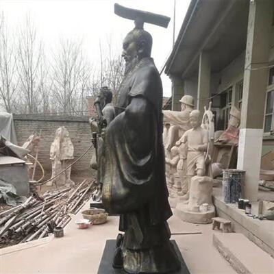 秦始皇刘邦汉武帝雕像李世民赵匡胤朱元璋玻璃钢定仿铜皇帝制雕塑