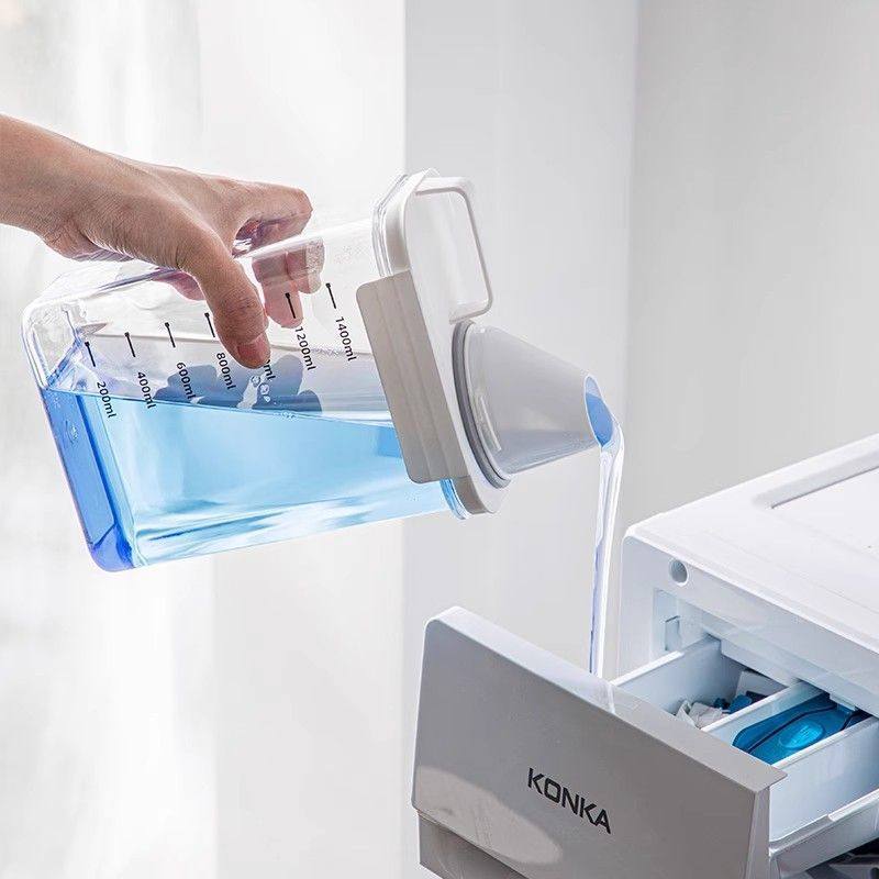 洗衣粉收纳盒洗衣液分装瓶家用洗衣粉凝珠收纳空瓶带量杯洗衣液补,收纳整理,毛绒玩具收纳桶/箱,淘宝优惠券,粉丝福利购,淘宝优惠卷