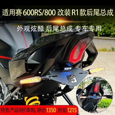 适用钱江赛600RS 赛800 改装R1款后尾总成后尾罩后驼峰加长侧板盖